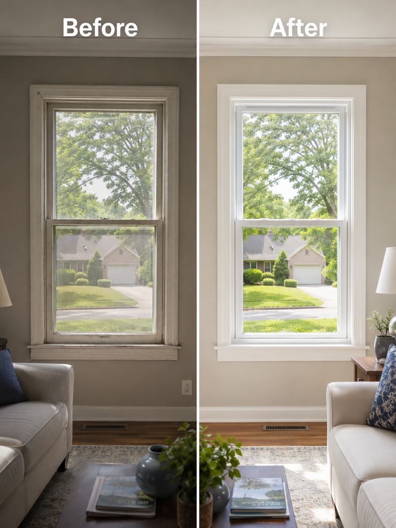 Window replacement before and after